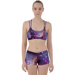 Galaxy Space Star Light Purple Women s Sports Set by Mariart