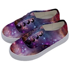 Galaxy Space Star Light Purple Kids  Classic Low Top Sneakers by Mariart