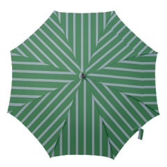 Green Line Vertical Hook Handle Umbrellas (medium) by Mariart