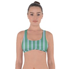 Green Line Vertical Got No Strings Sports Bra