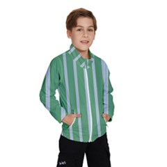 Green Line Vertical Wind Breaker (kids)