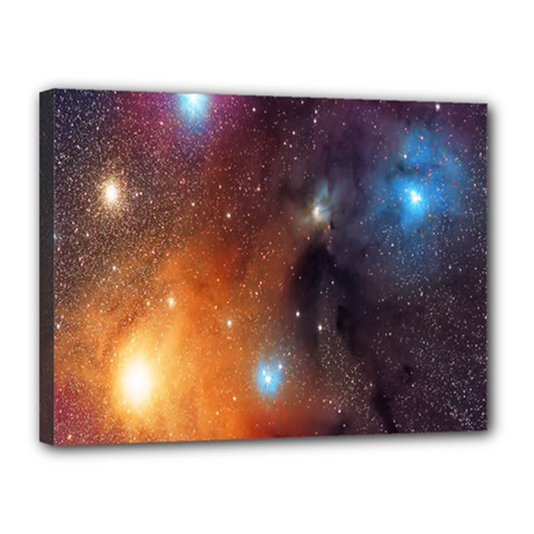 Galaxy Space Star Light Canvas 16  X 12  by Mariart