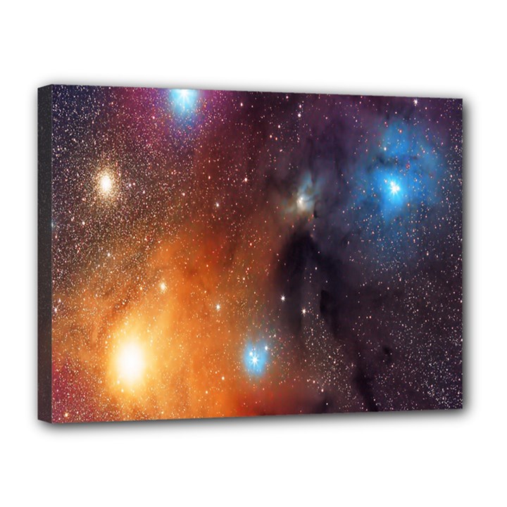 Galaxy Space Star Light Canvas 16  x 12 