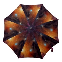 Galaxy Space Star Light Hook Handle Umbrellas (medium) by Mariart