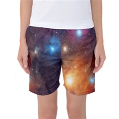 Galaxy Space Star Light Women s Basketball Shorts