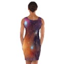 Galaxy Space Star Light Wrap Front Bodycon Dress View2