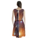 Galaxy Space Star Light Sleeveless Waist Tie Chiffon Dress View2