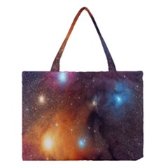 Galaxy Space Star Light Medium Tote Bag