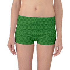 Green Seed Polka Boyleg Bikini Bottoms