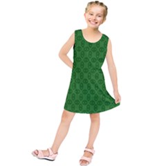 Green Seed Polka Kids  Tunic Dress by Mariart