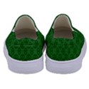 Green Seed Polka Kids  Canvas Slip Ons View4