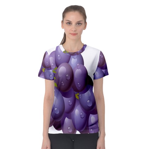 Grape Fruit Women s Sport Mesh Tee by Mariart