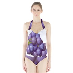 Grape Fruit Halter Swimsuit by Mariart