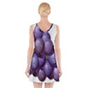 Grape Fruit V-Neck Sleeveless Skater Dress View2