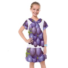 Grape Fruit Kids  Drop Waist Dress