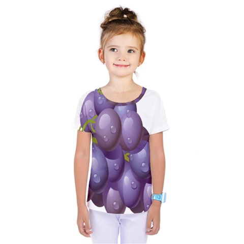 Grape Fruit Kids  One Piece Tee by Mariart