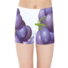 Grape Fruit Kids Sports Shorts