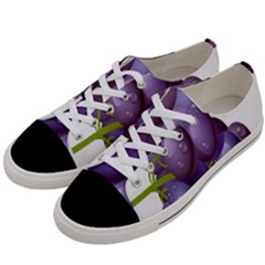 Grape Fruit Women s Low Top Canvas Sneakers