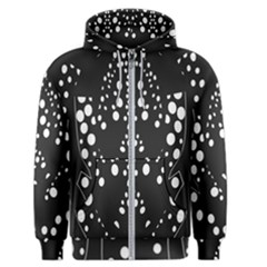 Helmet Original Diffuse Black White Space Men s Zipper Hoodie by Mariart