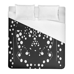 Helmet Original Diffuse Black White Space Duvet Cover (full/ Double Size)