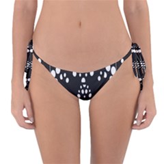 Helmet Original Diffuse Black White Space Reversible Bikini Bottom