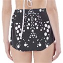 Helmet Original Diffuse Black White Space High-Waisted Bikini Bottoms View2