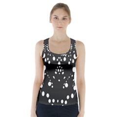 Helmet Original Diffuse Black White Space Racer Back Sports Top