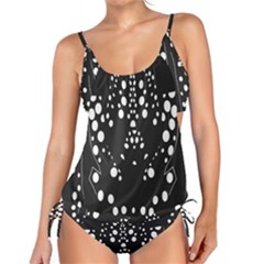 Helmet Original Diffuse Black White Space Tankini Set by Mariart