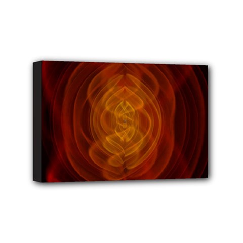 High Res Nostars Orange Gold Mini Canvas 6  X 4 