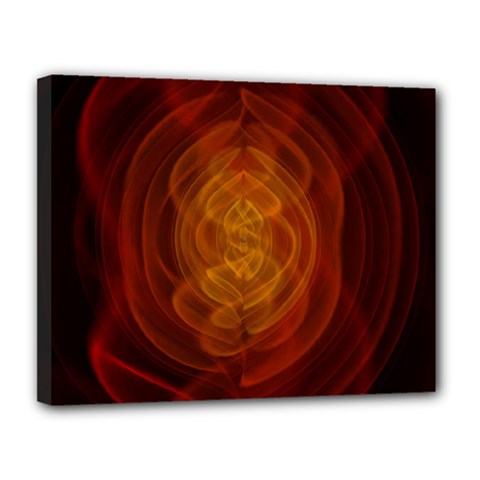 High Res Nostars Orange Gold Canvas 14  X 11  by Mariart