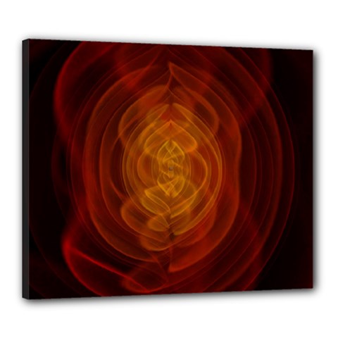 High Res Nostars Orange Gold Canvas 24  X 20 