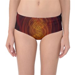 High Res Nostars Orange Gold Mid-waist Bikini Bottoms by Mariart