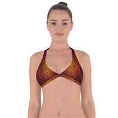 High Res Nostars Orange Gold Halter Neck Bikini Top by Mariart