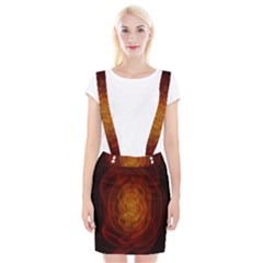 High Res Nostars Orange Gold Braces Suspender Skirt by Mariart