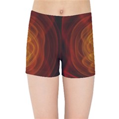 High Res Nostars Orange Gold Kids Sports Shorts