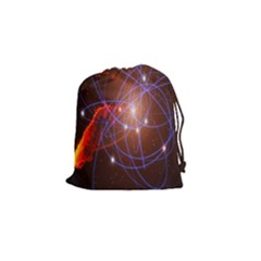 Highest Resolution Version Space Net Drawstring Pouches (small)  by Mariart