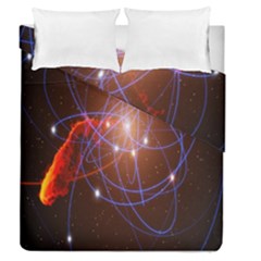 Highest Resolution Version Space Net Duvet Cover Double Side (queen Size) by Mariart