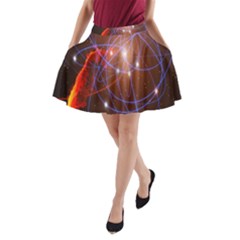 Highest Resolution Version Space Net A-line Pocket Skirt by Mariart