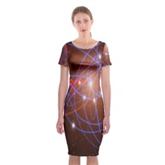 Highest Resolution Version Space Net Classic Short Sleeve Midi Dress