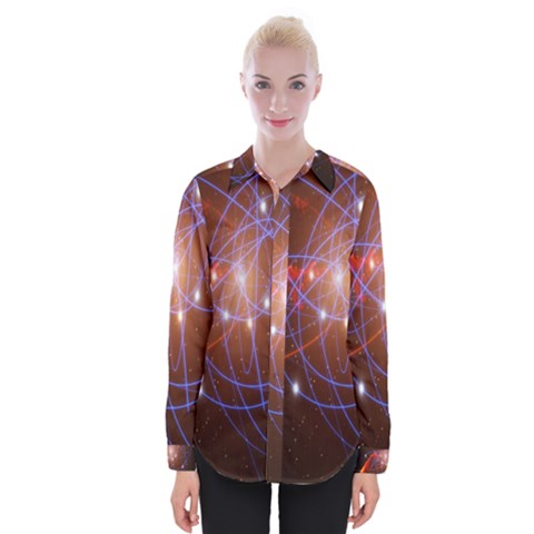 Highest Resolution Version Space Net Womens Long Sleeve Shirt by Mariart