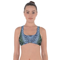 Hipnotic Star Space White Green Got No Strings Sports Bra