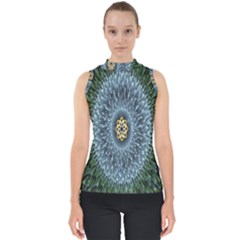 Hipnotic Star Space White Green Shell Top