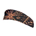 Golden Fire Pattern Polygon Space Stretchable Headband View1