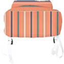 Horizontal Line Orange Full Print Backpack View4