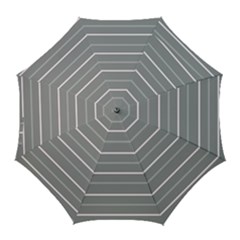 Horizontal Line Grey Pink Golf Umbrellas