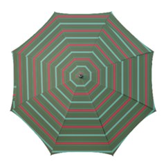 Horizontal Line Red Green Golf Umbrellas