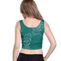 Leaf Green Blue Sexy Crop Top View3