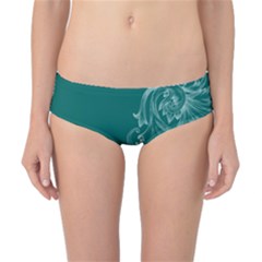 Leaf Green Blue Sexy Classic Bikini Bottoms by Mariart