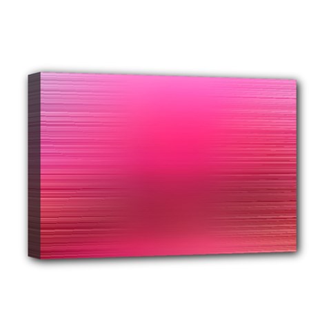 Line Pink Space Sexy Rainbow Deluxe Canvas 18  X 12  