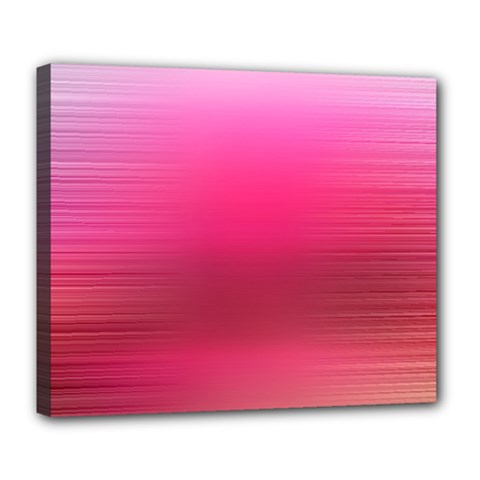 Line Pink Space Sexy Rainbow Deluxe Canvas 24  X 20  